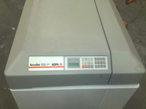 Agfa accuset imagesetter plus 1500 - with harlequin rip &amp; processor for sale