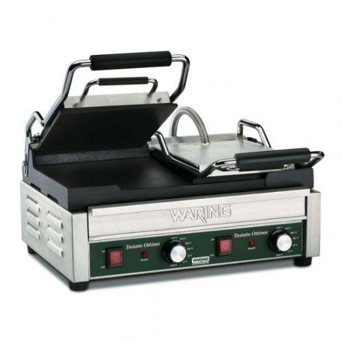 Waring WFG300 Commercial Double Italian Style Flat Grill 240V 1 Year Warranty