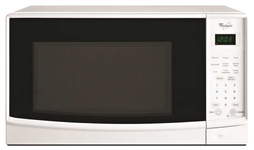 Whirlpool wmc10007aw 0.7 cu. ft. countertop microwave oven, white for sale