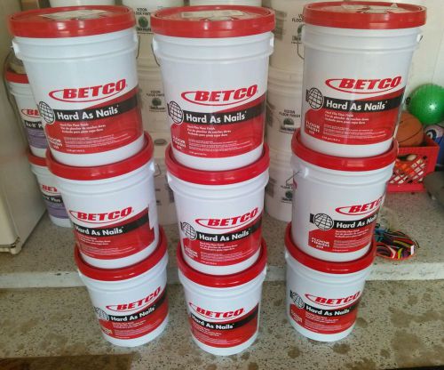Betco Hard As Nail Floor Finish Wax 5-5 Gallon buckets Bulk price cut
