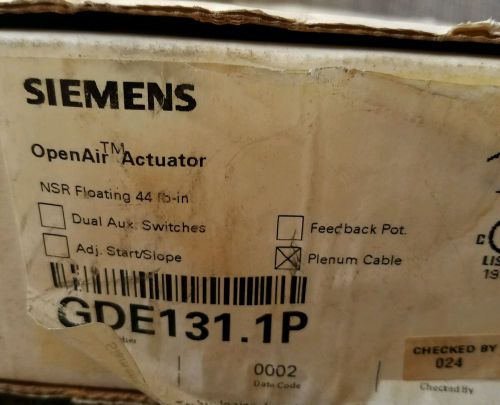 Siemens Openair Actuator