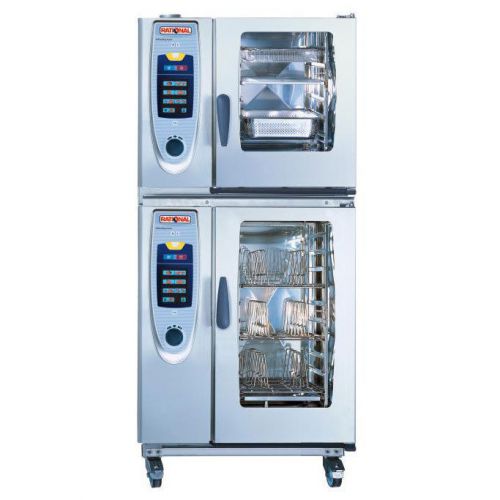 Rational selfcooking center scc we 62 &amp; 102 double stack combi ovens 3 phase 208 for sale