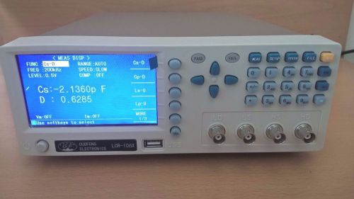 New 200khz high precision / resolution benchtop lcr/lcz/rcl meter,d,q factor for sale