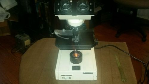 Swift Microscope M4000-D w/ 4x 10x 40x 100x Objectives - Used - Powers On