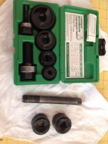 GREENLEE 7235BB Slug Buster Knockout Punch Set W/ Extra Bolt And 2 Extra 1&#034; Cutt