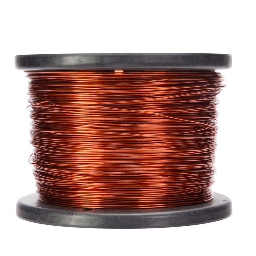 14 awg gauge enameled copper magnet wire 5.0 lbs 395&#039; length 0.0671&#034; 200c nat for sale