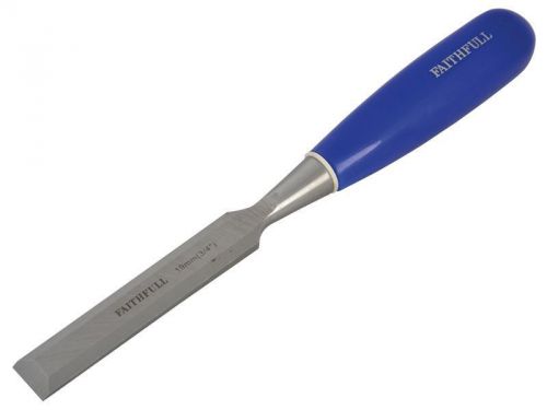 Faithfull - bevel edge chisel blue grip 19mm (3/4in) for sale