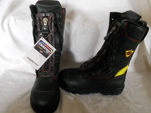Haix fire flash women&#039;s lady fireman boots 7 1/2 medium new crosstech gore for sale