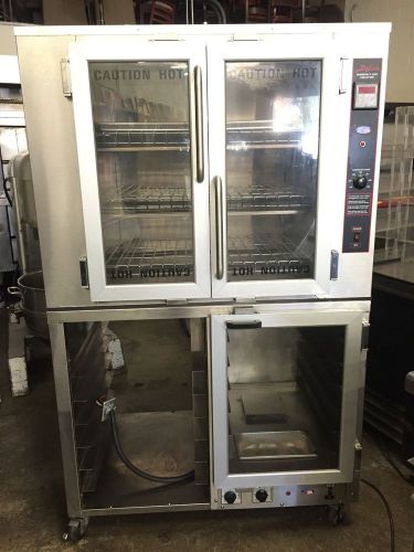 DELUXE ELECTRIC PROOFER WITH SHELVES AND HOLDING CABINET