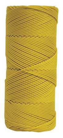 KRAFT TOOL BC342 Masons Line,500 ft,Braided Nylon,Yellow