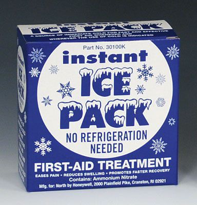 6&#034; x 9&#034; Boxed Disposable Instant Cold Pack (10 Ice Packs)