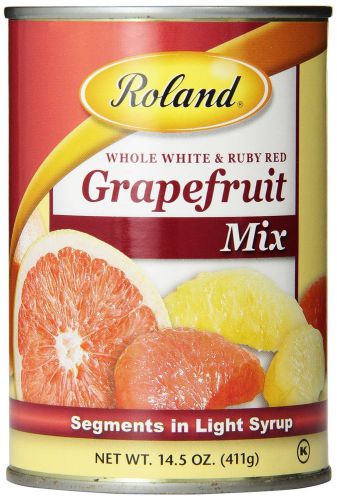 Roland Grapefruit Mix, Segments in Light Syrup, 14.5 Ounce (Pack of 12)