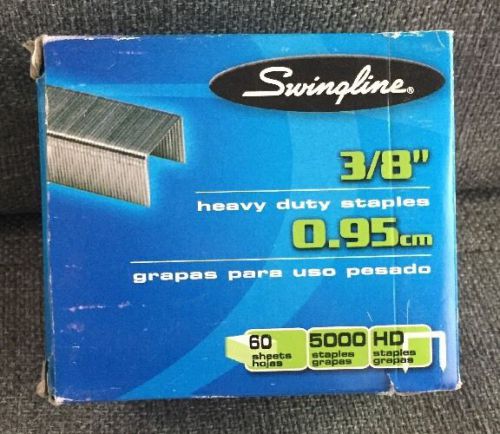 Swingline Heavy Duty Staples 3/8&#034; 0.95cm 60 Sheet Capable