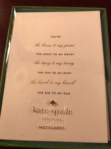 kate spade new york bridal notecard set - bridesmaid, New, Free Shipping