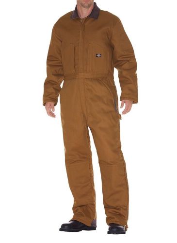Dickies Duck Insulted Coverall, Water Repellent, Brown Duck, TV239BD, XL