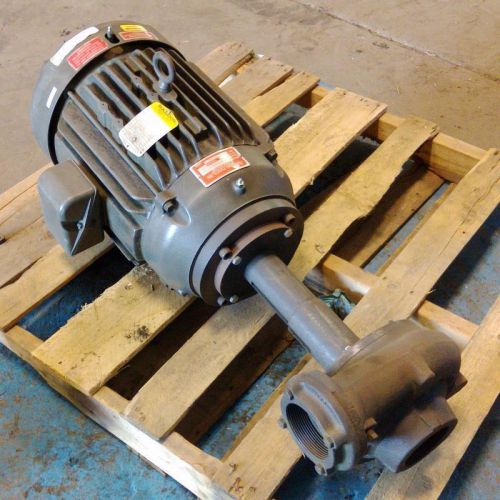 Gusher pump w/ baldor fr. 256tcz 208-230/460v 3525rpm 20hp motor 11032ns-a for sale