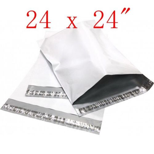 10 pcs 24 x 24&#034;  Poly Mailers Shipping Envelope Plastic Bags, 2.35 Mil