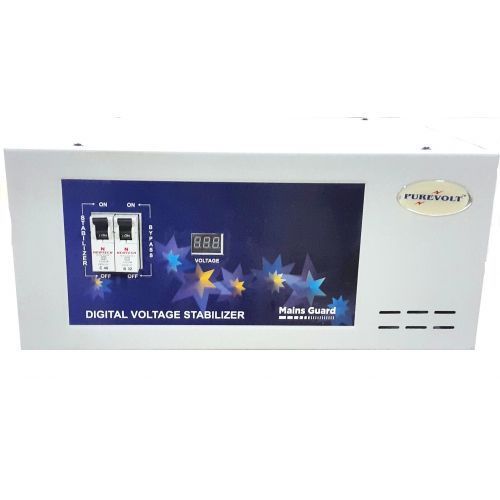 Purevolt 3 KVA Domestic Use AVR Digital Voltage Stabilizer ,Input Volt-140-280V