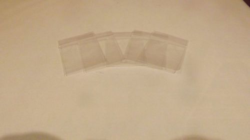 1000 2&#034; x 2&#034; ziplock clear reclosable poly jewelry bags 2mil packing shipping for sale