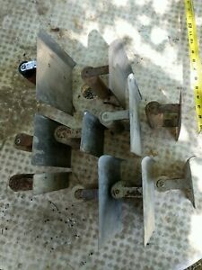 Lot of 10 &#034;stainless steel&#034; used Pcs.Concrete Cement Hand Trowel Finishing Tools