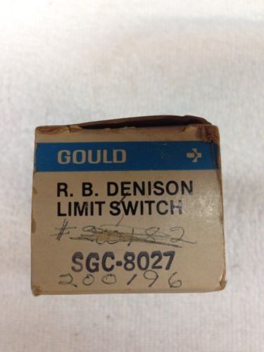 Gould Magnetic Limit Switch. SGC-8027 New in Box sgc 8027