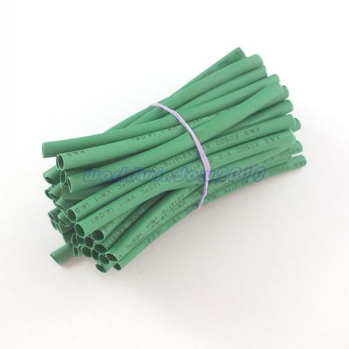 50PCS 100mm Green Dia.4.0mm Heat Shrink Tubing Shrink Tubing Wire Sleeve
