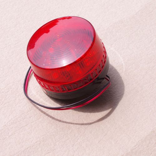 24vdc red led beacon warning signal light lamp spiral fixed for sale