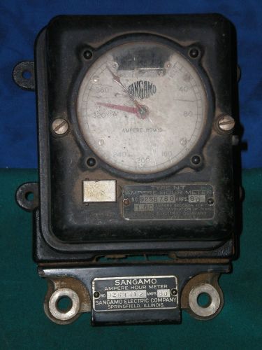 Vintage 1940s SANGAMO Ampere HOUR Meter type NT Electric STEAMPUNK Lamp making