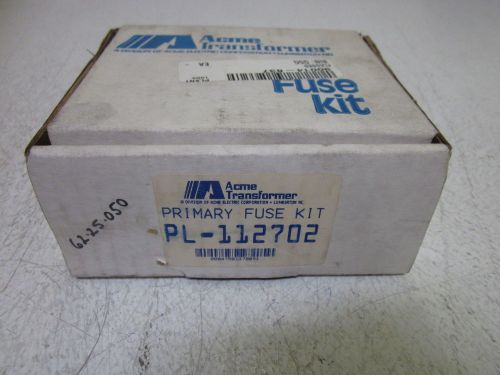 ACME TRANSFORMER PL-112702 PRIMARY FUSE KIT *NEW IN A BOX*