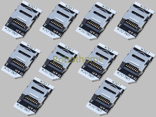 10PCS TF to SD Card Socket Pinboard Card Slot for Raspberry Pi brand new