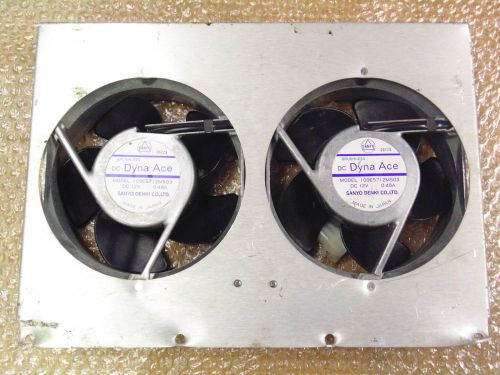 Lot of 2 Sanyo DC Dyna Ace Brushless Fans 109E5712M503 - Both in 1 Housing 21092
