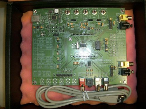 Wolfson Micro WM8805 SPDIF receiver evaluation board, w/ WM8726 DAC &amp; USB cable