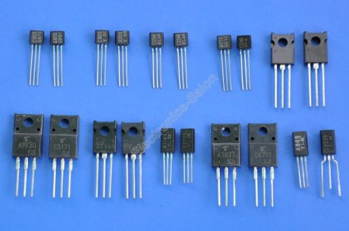 20 Types TOSHIBA Audio Bipolar Transistors Kit. for Amplifiers. SKU83141A