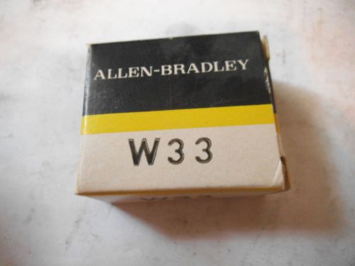 ALLEN BRADLEY W33 OVERLOAD RELAY HEATER ELEMENT - NEW