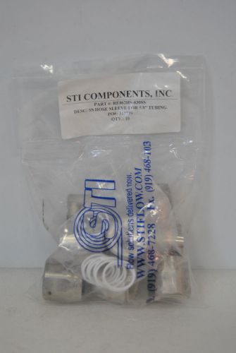 10 new sti stainless steel hose sleeve fitting for 5/8&#034; tubing  (s8-1-24fe) for sale