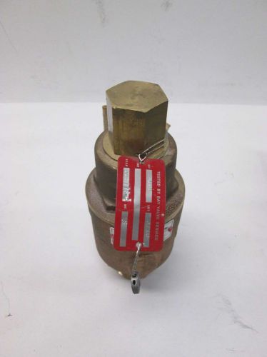 NEW KUNKLE 20-F01-MG 100PSI 1-1/4 IN 62GPM BRONZE THREADED RELIEF VALVE D406352