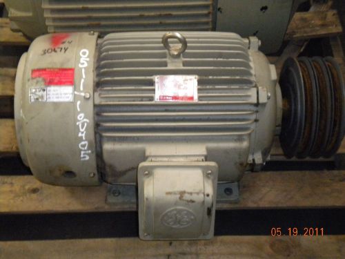 General electric 5ks256bc205 20 hp 1765 rpm 230/460 v 256t motor for sale