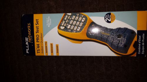 Brand New   Fluke Networks TS44 PRO Telephone Test Set with Piercing Pin Cord