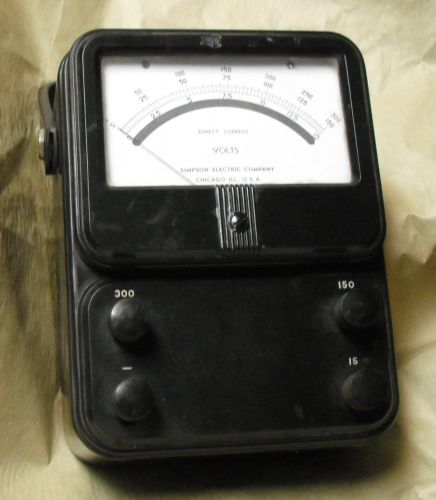 Vintage  DC Volt Meter