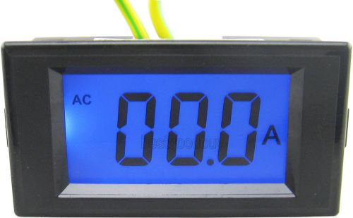 Ac0-50a lcd ac ammeter amp panel meter ampere monitor current tester display for sale