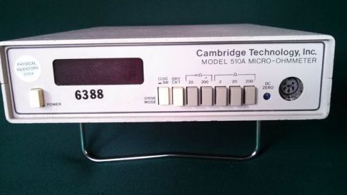 Cambridge Technology 510A Micro-ohmmeter