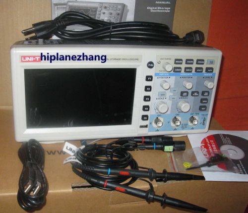 25MHz Bench Oscilloscope 2Channels 250MS/s 7 inches TFTLCD 400x240 USB UTD2025CL