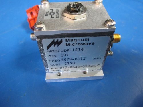 Magnum microwave model dr1414 freq 5978-6112 277-0642-050 rev c for sale