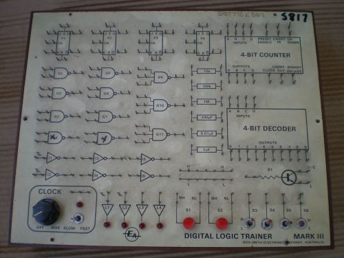 DIGITAL ELECTRONICS TRAINER TAFE DICK SMITH ELECTRONICS MK3  postage avaliable