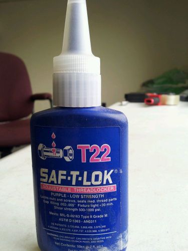 Saf-T-Lok  T 22 (1.7 FL. OZ.) 50 ml. Part #22231 - Loctite 222