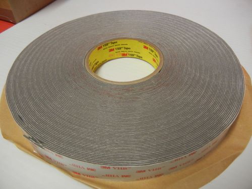 3M 4941 VHB Tape 1in x 72yds 20mil GRAY Double Sided Pressure Sensitive New