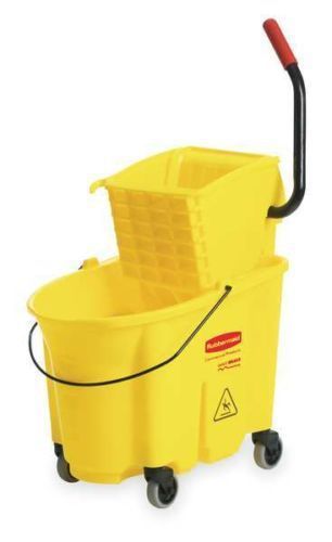 Rubbermaid fg7580-88 mop bucket and wringer,side press,35 qt for sale