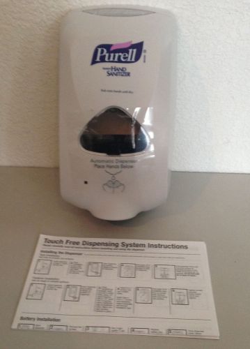 New in box purell tfx touchfree hand sanitizer dispenser 2720-01 self adhesive! for sale