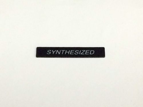 Motorola &#034;SYNTHESIZED&#034; Front Label Escutcheon for HT50 Model 3305717R02