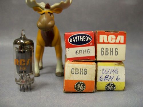 6bh6 vacuum tubes  lot of 4  ge / raytheon / rca for sale